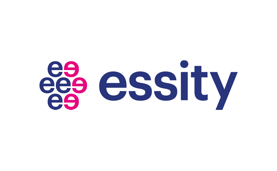 Das Logo von Essity, Dunkelblau