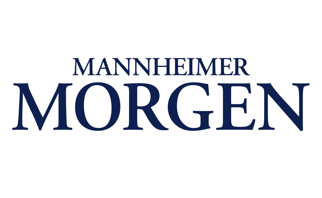 Das Logo des Mannheimer Morgens, Dunkelblau
