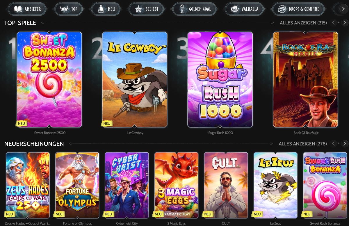 top online casino spiele im angebot